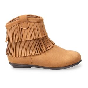 SO® Piata Girls' Fringe Ankle Boots Size 4